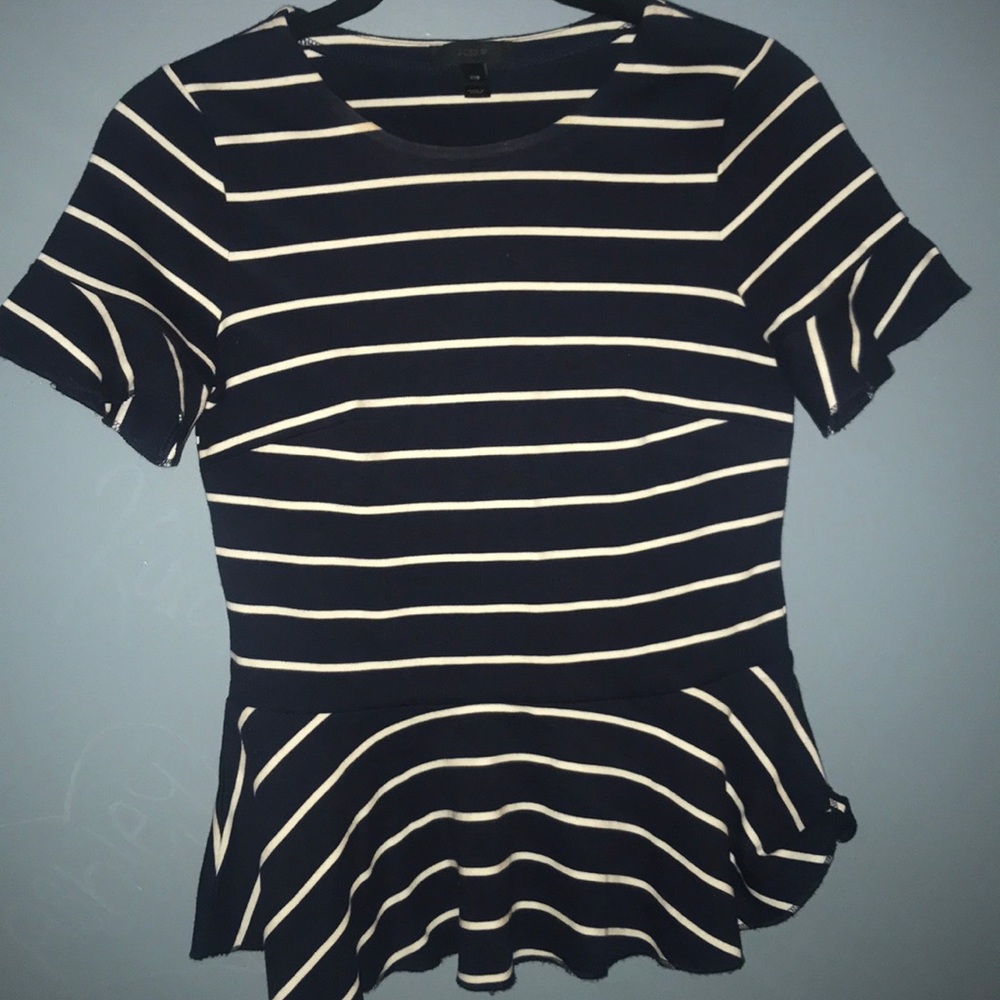 Fitted Peplum Top//J Crew